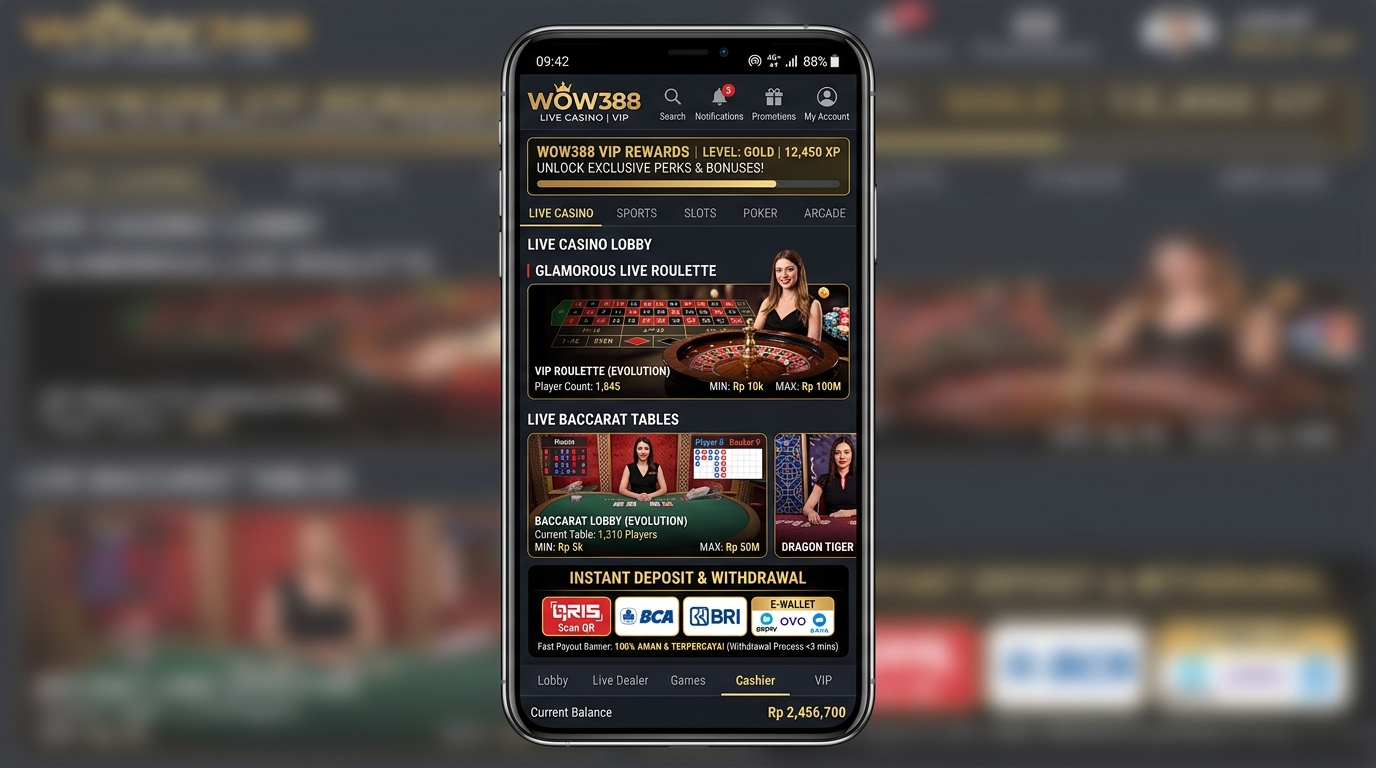 Live Casino 24 Jam dan Deposit QRIS Instan